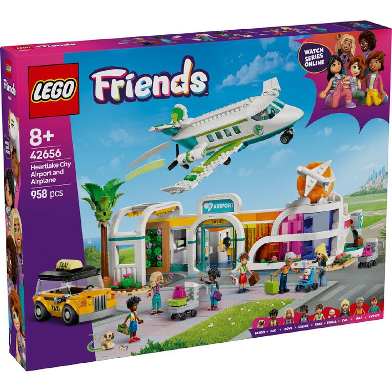 LEGO Friends Heartlake City Airport and Airplane 42656, , hi-res