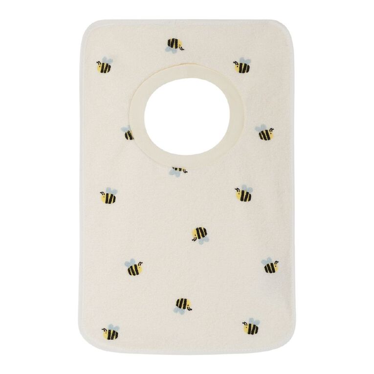Young Original Babies' Pull Over Bibs 3 Pack, Cream, hi-res