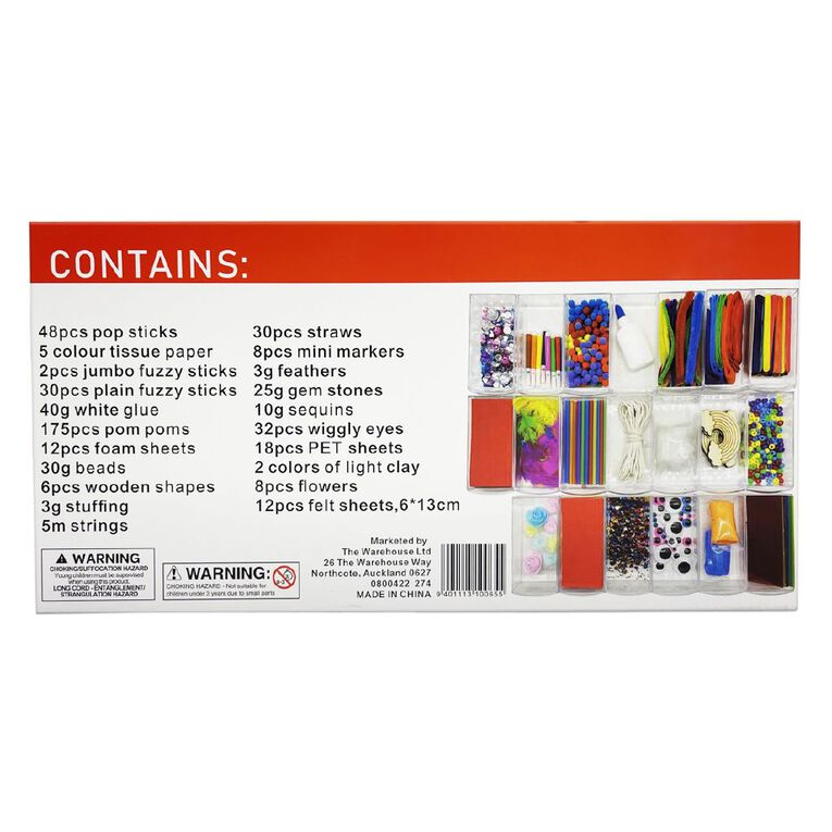 20 Drawers Rainbow Craft Set, , hi-res