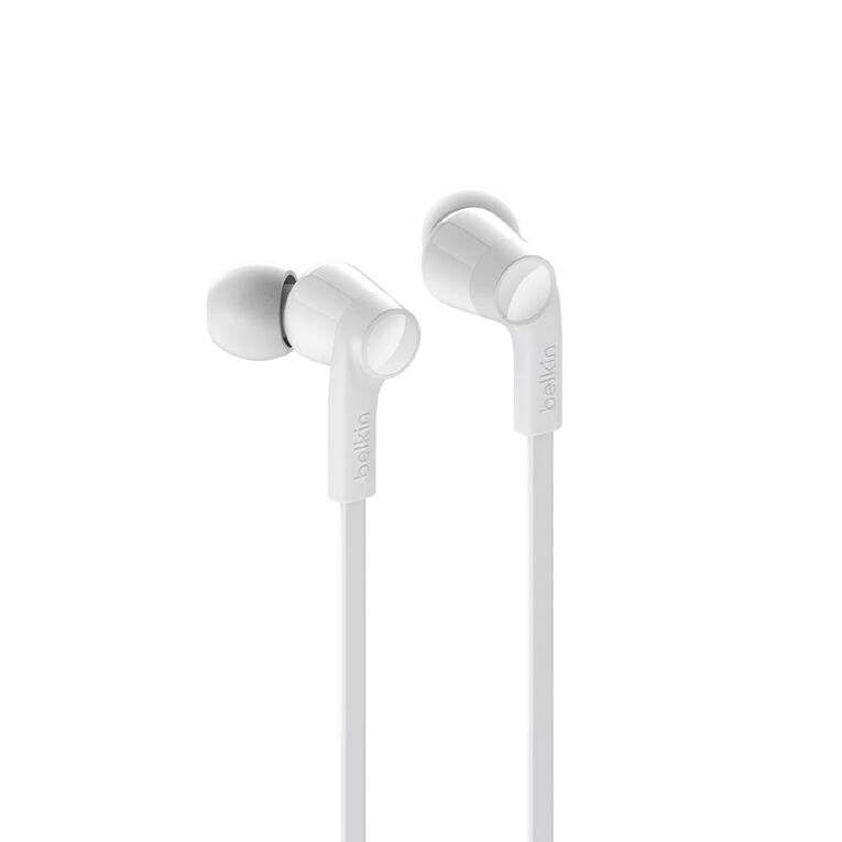 Belkin USB-C Wired EarBuds with Adjustable Volume Limiter White, , hi-res