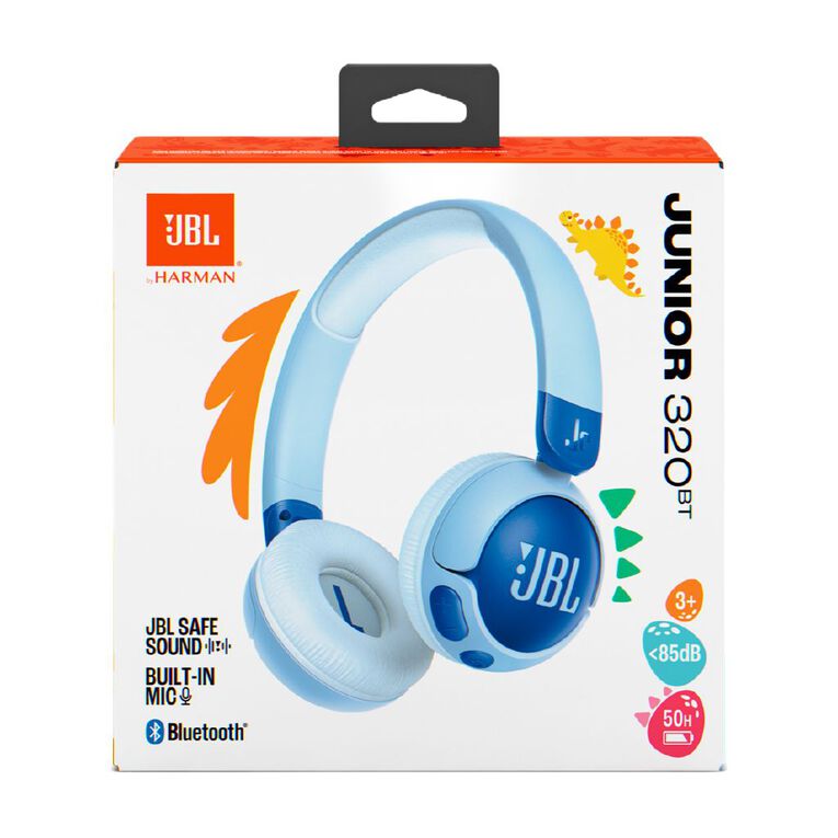 JBL Junior 320BT Wireless On-Ear Kids Headphones - Blue Blue, , hi-res