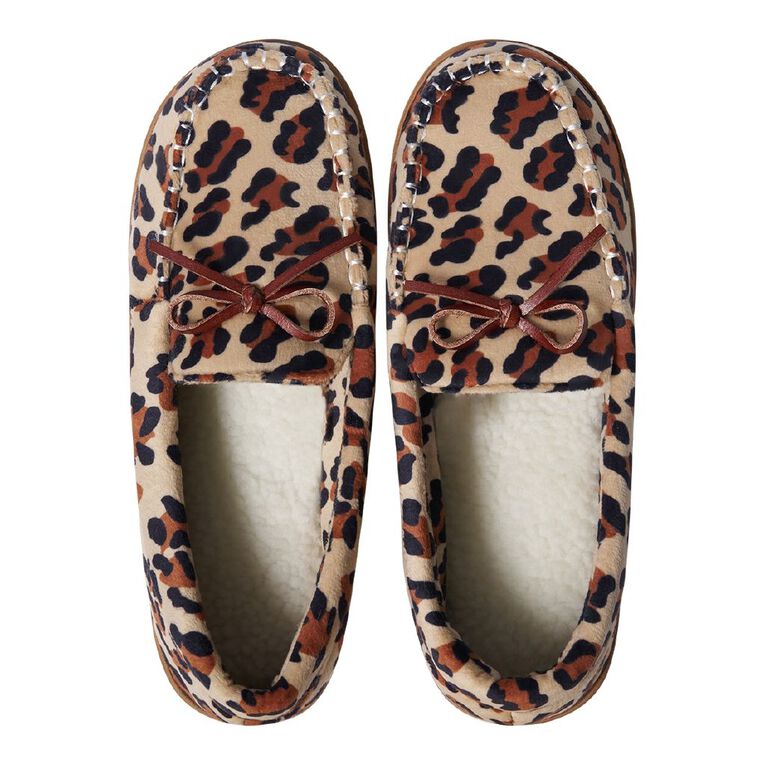 H&H Women's Annie Slippers, Brown Mid, hi-res