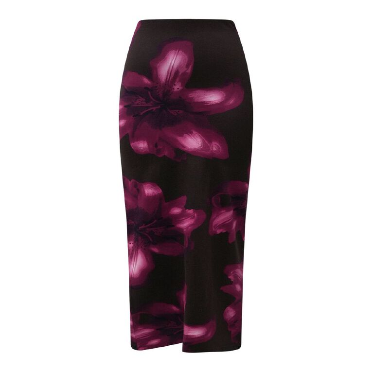Garage Women's Printed Contour Maxi, Brown, hi-res