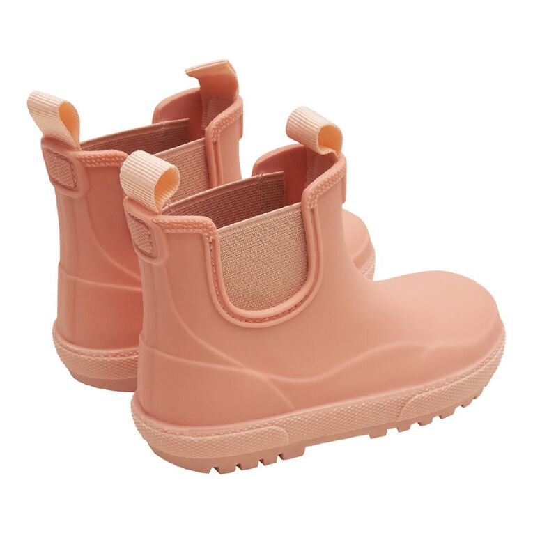 Young Original Junior Kids' PVC Ankle Gumboots, Pink Light, hi-res