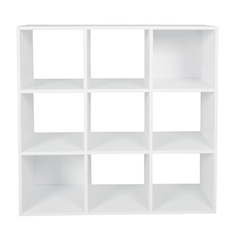 Living & Co 3 x 3 Cube Storage White, , hi-res