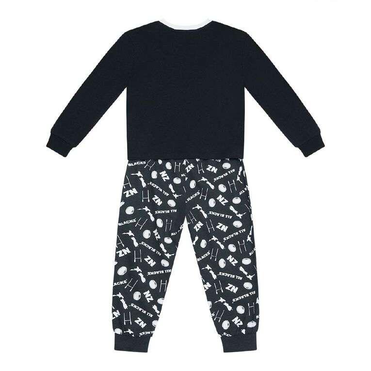 All Blacks Boys' Knit Pyjama Set, Grey Mid, hi-res