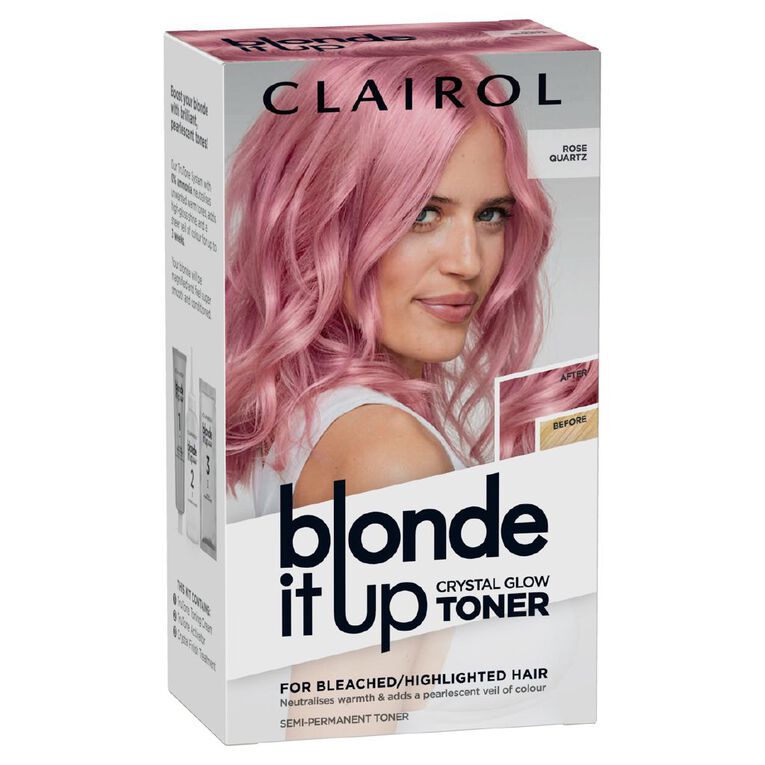 Clairol Blonde It Up Crystal Toners Rose Quartz, , hi-res