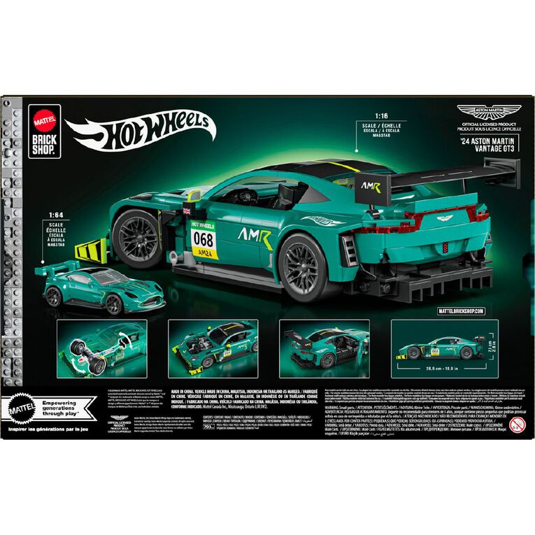 Hot Wheels Bricks Aston Martin Vantage GT3, , hi-res