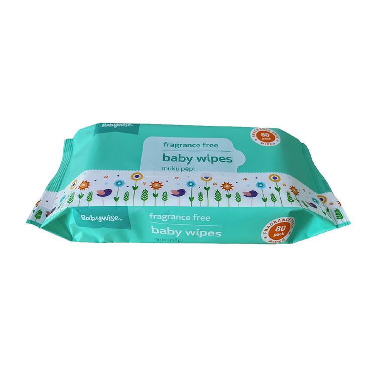 Babywise Fragrance Free Baby Wipes 80, , hi-res