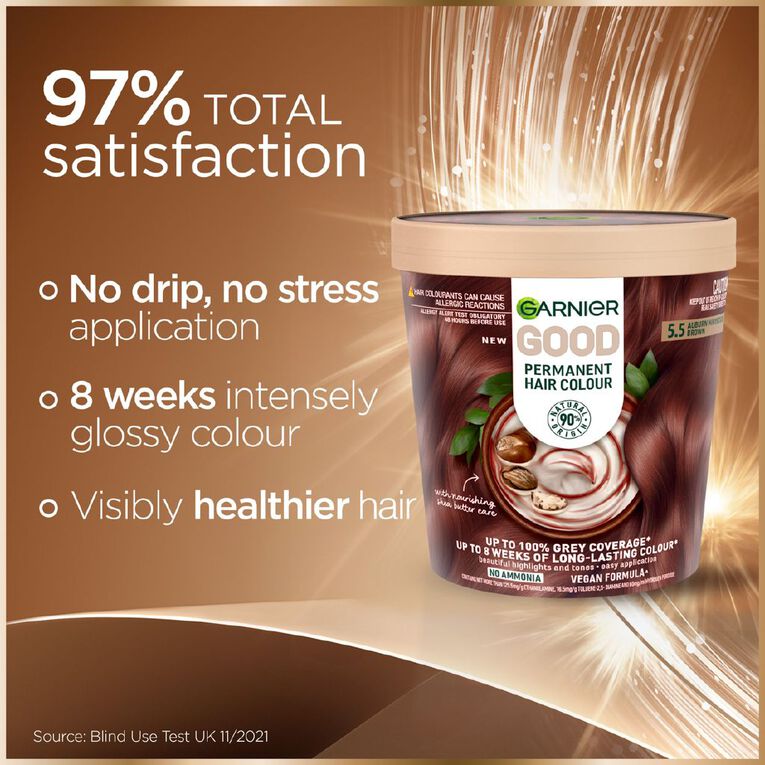 Garnier Good Hair Colour Auburn Hibiscus Brown 5.5, , hi-res