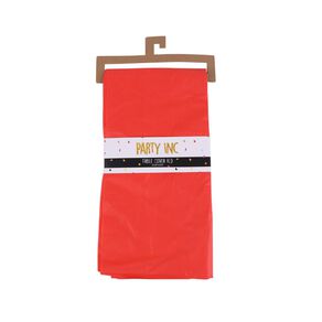 Party Inc Table Cover 137cm x 274cm Red