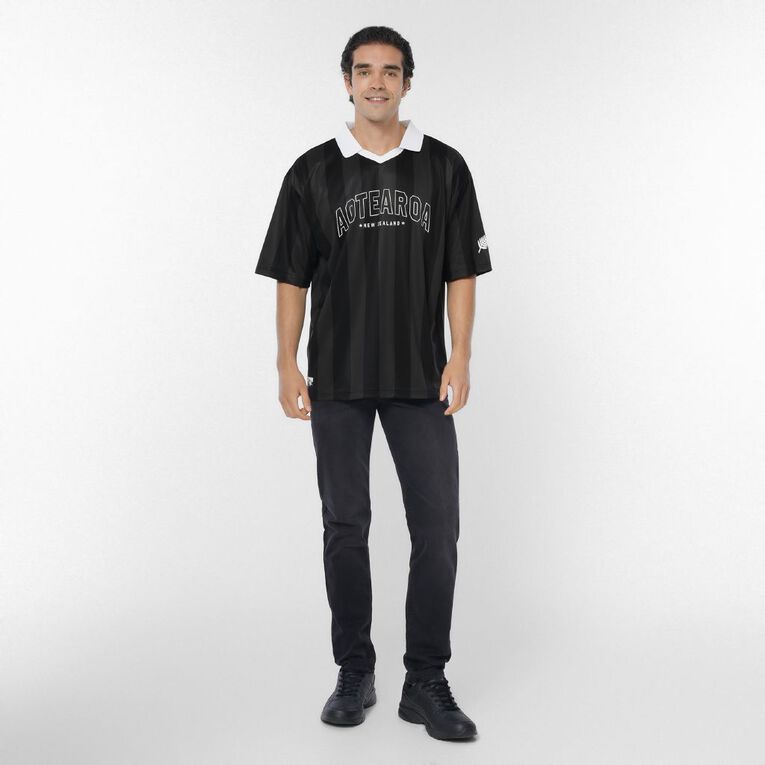 Active Intent Supporter Oversize Polo, Black, hi-res