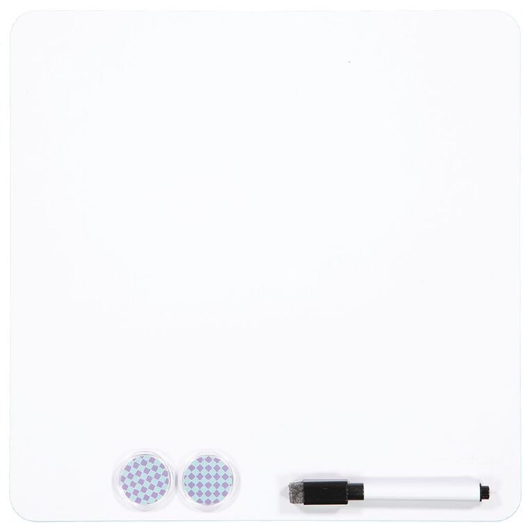 WS Frameless Whiteboard 290mm x 290mm White, , hi-res