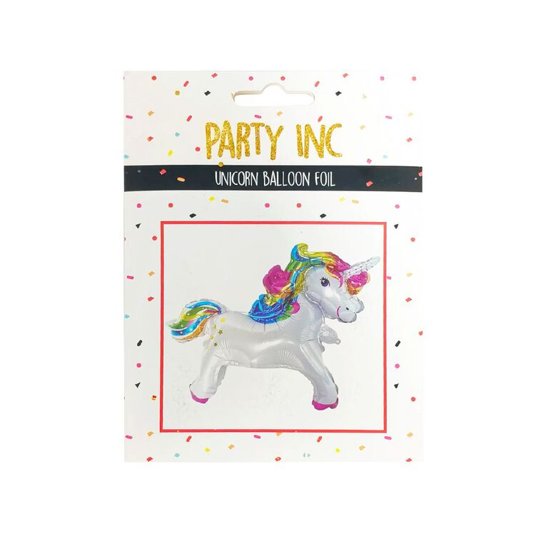 Party Inc Foil Unicorn Balloon, , hi-res