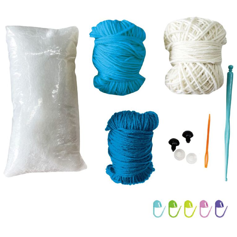 Uniti Craft Adults Crochet Kit Dinosaur, , hi-res