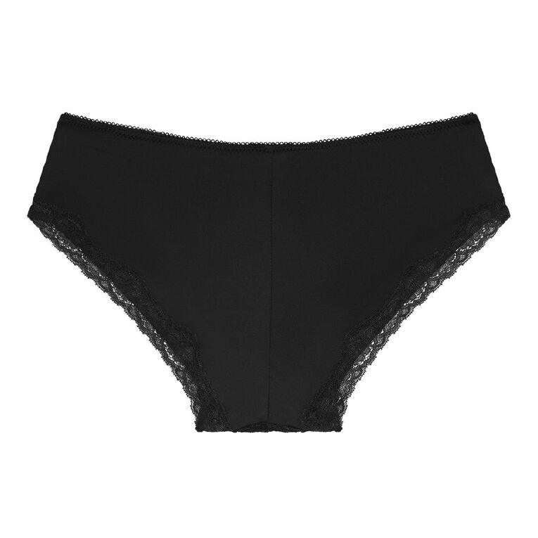 H&H Women's Florence Boyleg Briefs, Black, hi-res