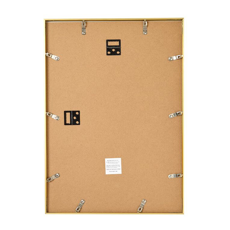 Living & Co Platinum Metal Certificate Frame Gold A3, , hi-res