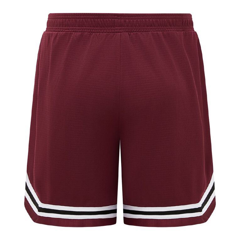 Active Intent Men's Active Basketball Shorts, Red Dark, hi-res