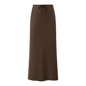 H&H Women's Satin Bias Skirt