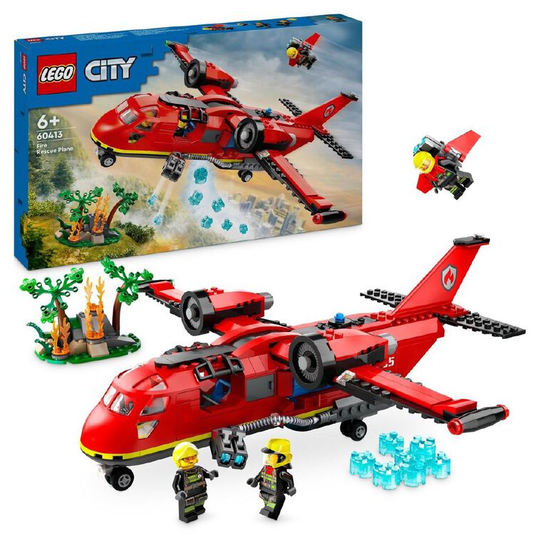 LEGO CITY Fire Rescue Plane 60413, , hi-res