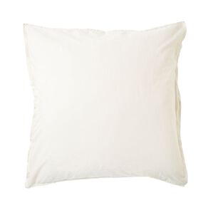 Living & Co 100% Washed Cotton Euro Pillowcase Natural One Size