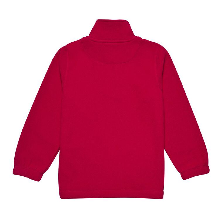 Schooltex Kids' Polar Fleece Top, Red Mid, hi-res