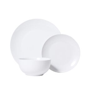 Living & Co Coupe Dinner Set 12 Piece White
