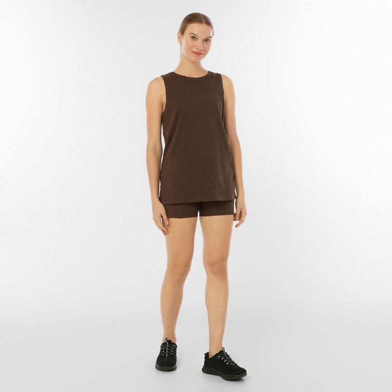 Active Intent Women's Active Tank, Brown Dark, hi-res