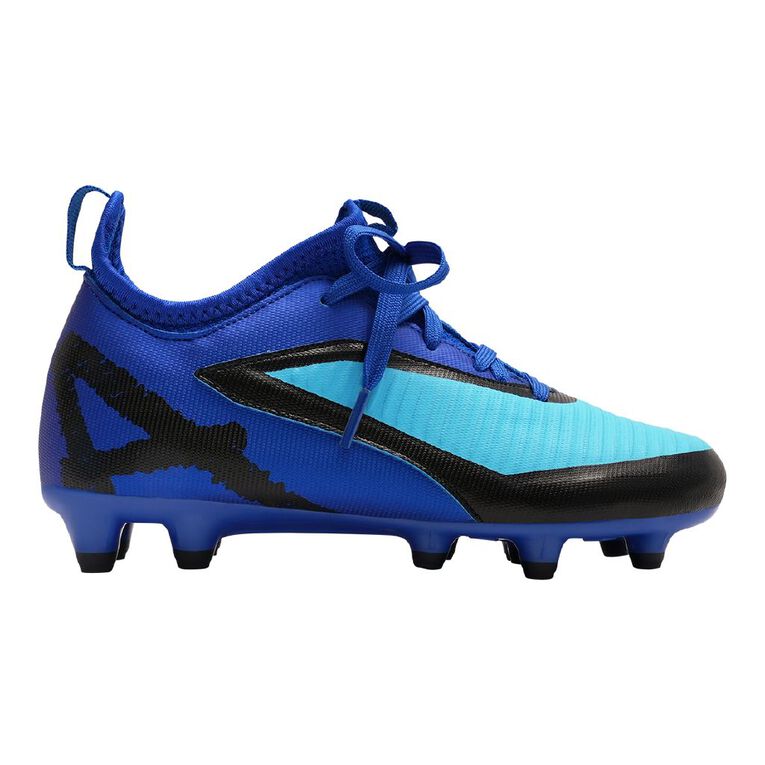Active Intent Senior Kids' Junior Turbo Football Shoes, Blue, hi-res