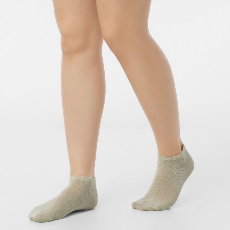 H&H Women's Bamboo Ankle Sock 3 Pack, Natural, hi-res