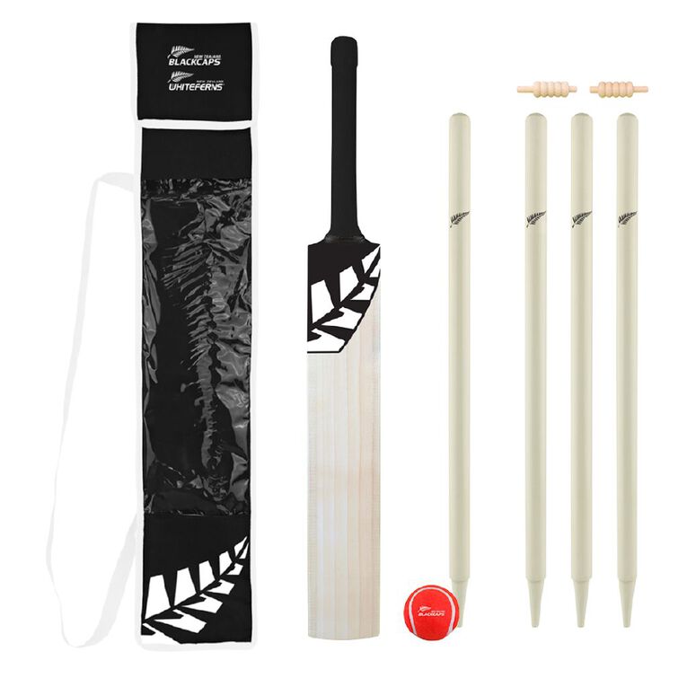New Zealand Cricket Wooden Cricket Set Size 6, , hi-res