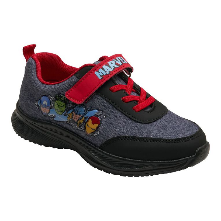 Marvel Senior Kids' Trainers, Black, hi-res