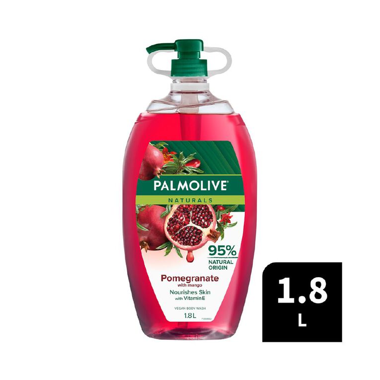 Palmolive Naturals Pomegranate and Mango Body Wash 1.8L, , hi-res