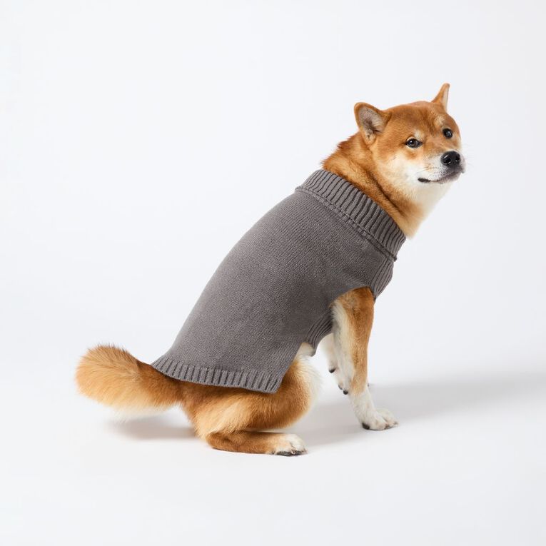 Petzone Knit Pet Jersey Grey Large, , hi-res