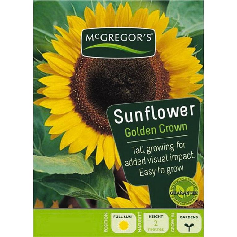 McGregor's Sunflower Golden Crown Seeds, , hi-res
