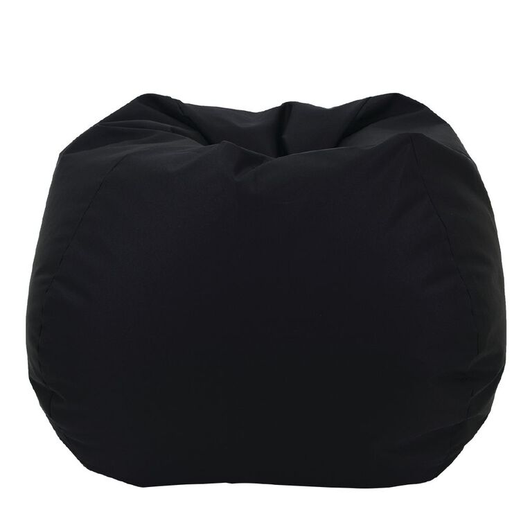 Living & Co Bean Bag Cover Black 200L, , hi-res