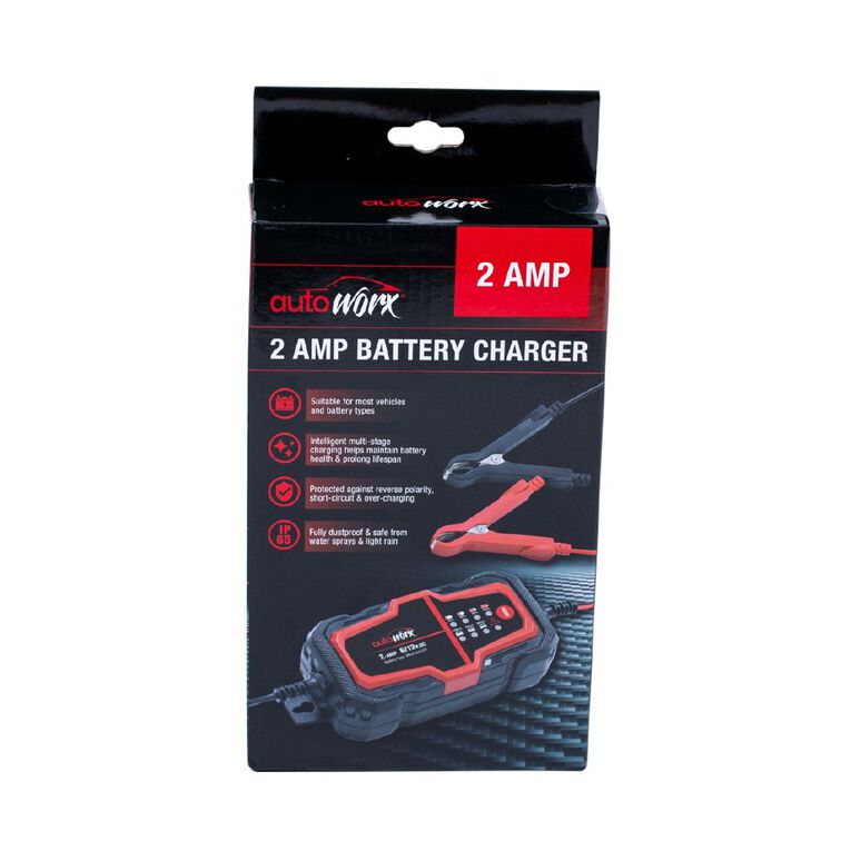 Autoworx 2A Intelligent Battery Charger, , hi-res