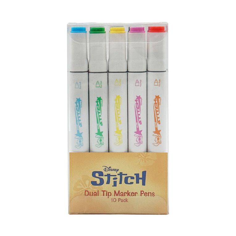 Stitch Dual Tip Markers 10 Pack, , hi-res
