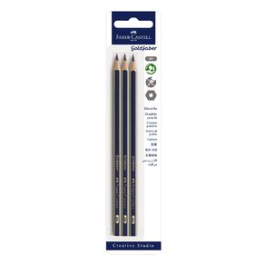 Faber-Castell Goldfaber 2H Pencil Black 3 Pack