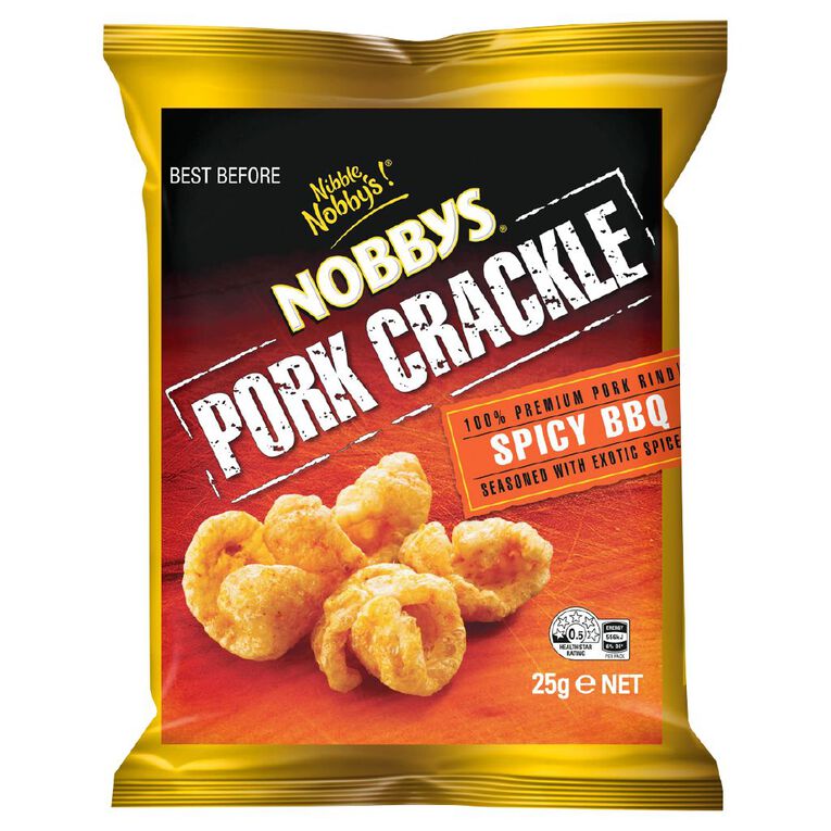 Nobby's Pork Crackle Spicy BBQ, , hi-res