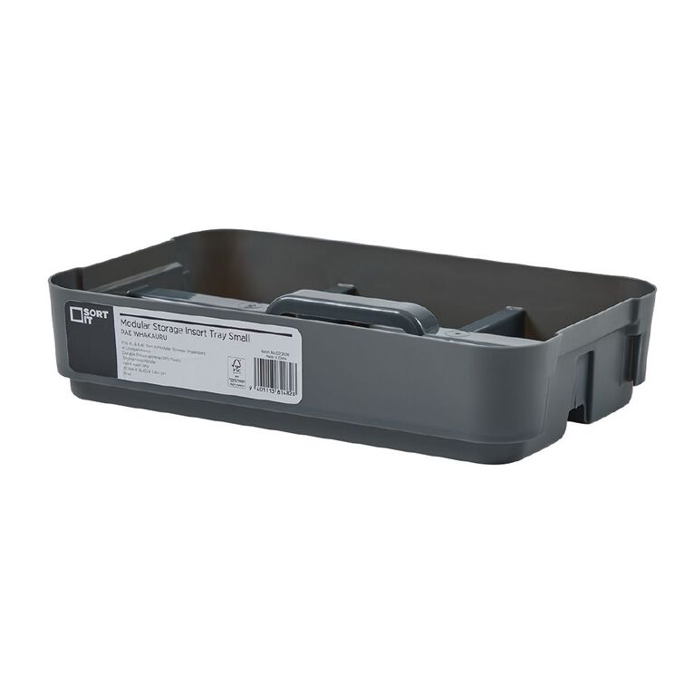Sort It Modular Storage Small Insert Tray Grey, , hi-res