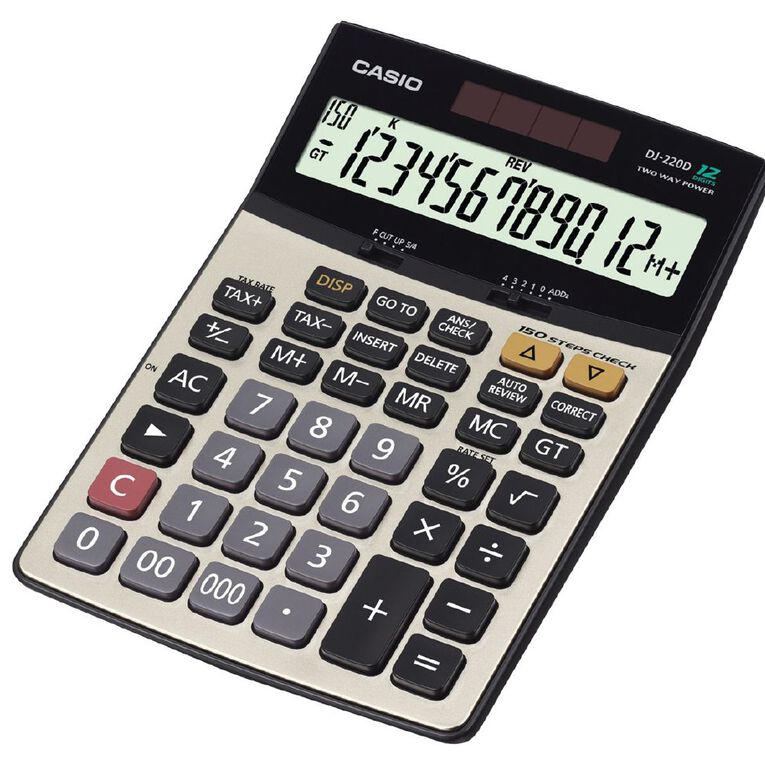 Casio DJ220D Desktop Calculator, , hi-res