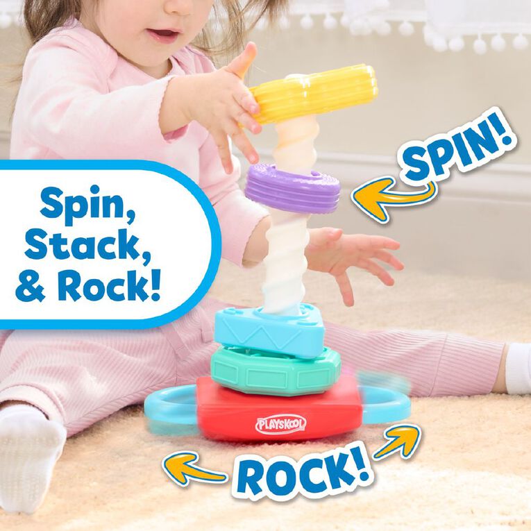 Playskool Spin & Rock Stacker, , hi-res