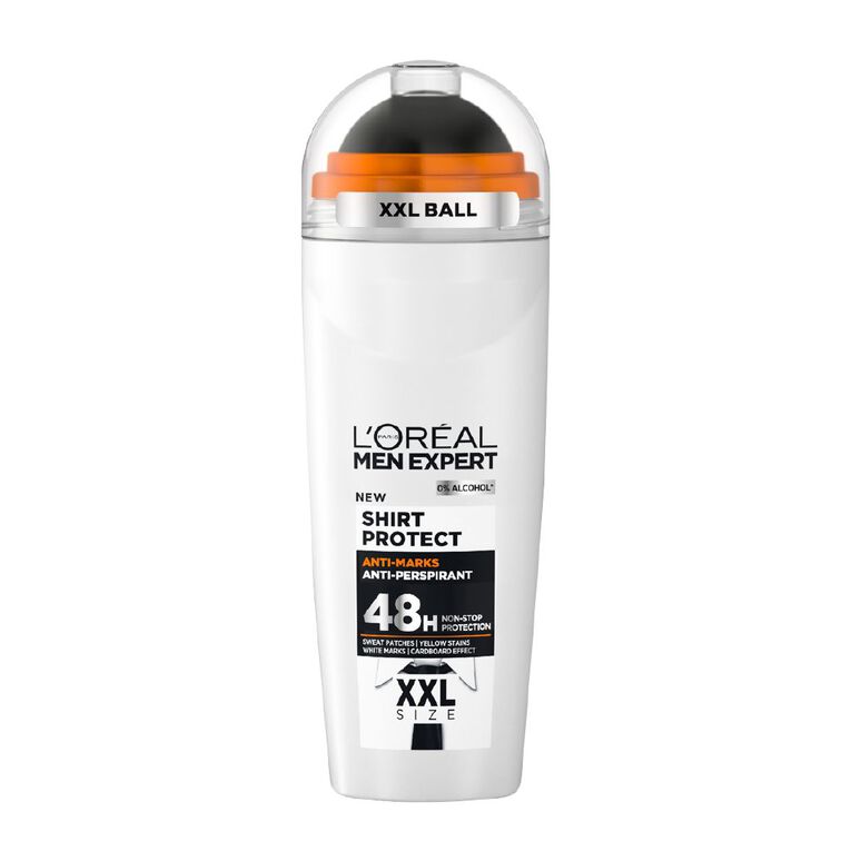 L'Oreal Paris Men Expert Shirt Protect Roll-On Deodorant 100ml, , hi-res