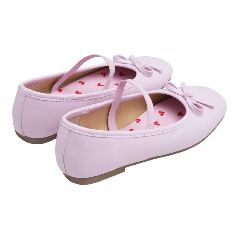 Young Original Senior Kids' Sophia Ballet Shoes, Pink, hi-res