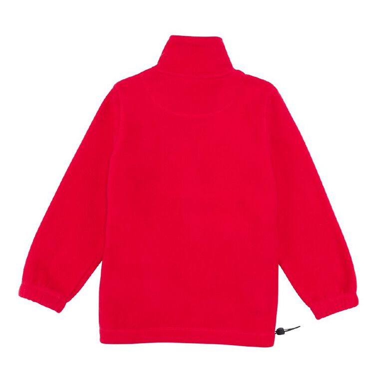 Schooltex Marshland School Polar Fleece with Embroidery, Red Mid, hi-res
