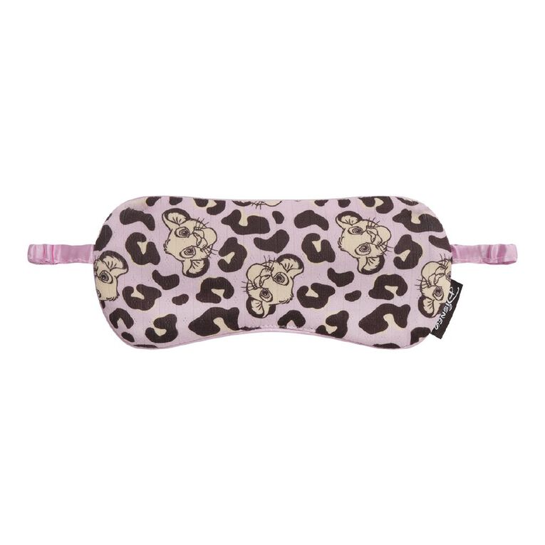 The Lion King Singlet and Short Pyjama Set with Eyemask, Brown Dark, hi-res