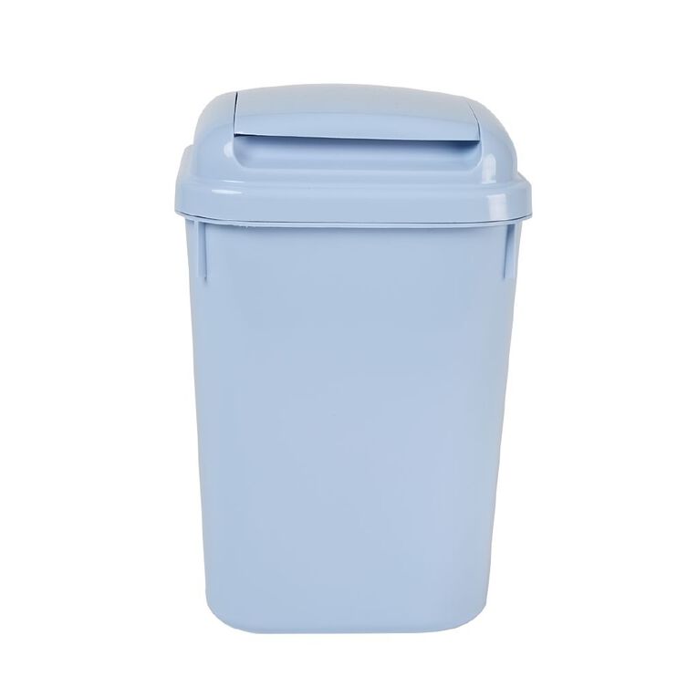 Taurus Flip Lid Rubbish Bin 4.5L Blue, , hi-res