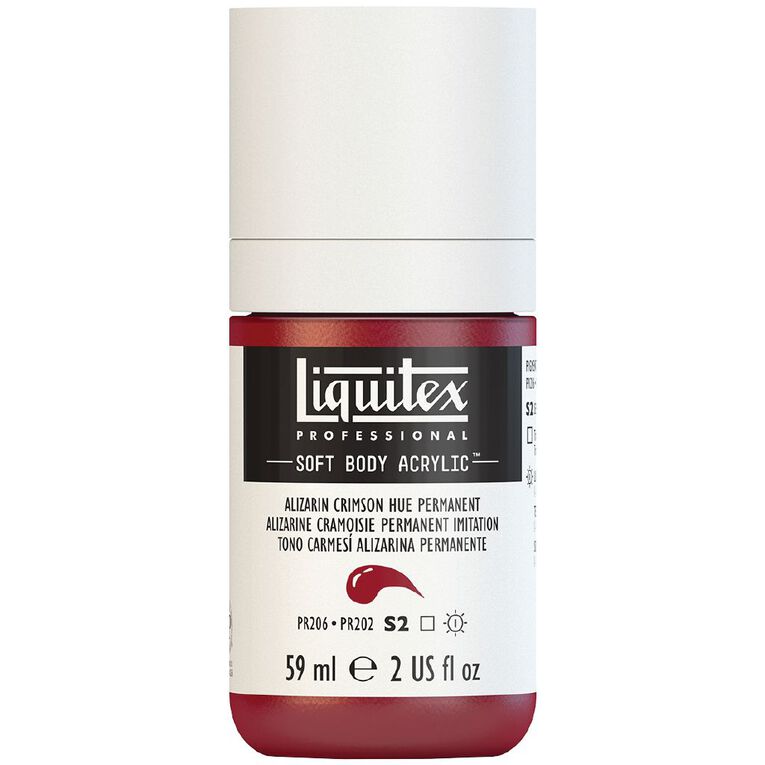 Liquitex S2 Soft Body Acrylic Paint Aliz Crimson Hue, , hi-res