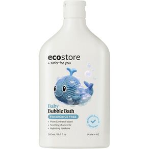 Ecostore Baby Bubble Bath Fragrance Free 500ml